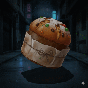Illustrazione provvisoria del panettone al caramello salato